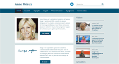 Desktop Screenshot of anne-meaux.com