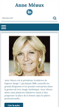 Mobile Screenshot of anne-meaux.com